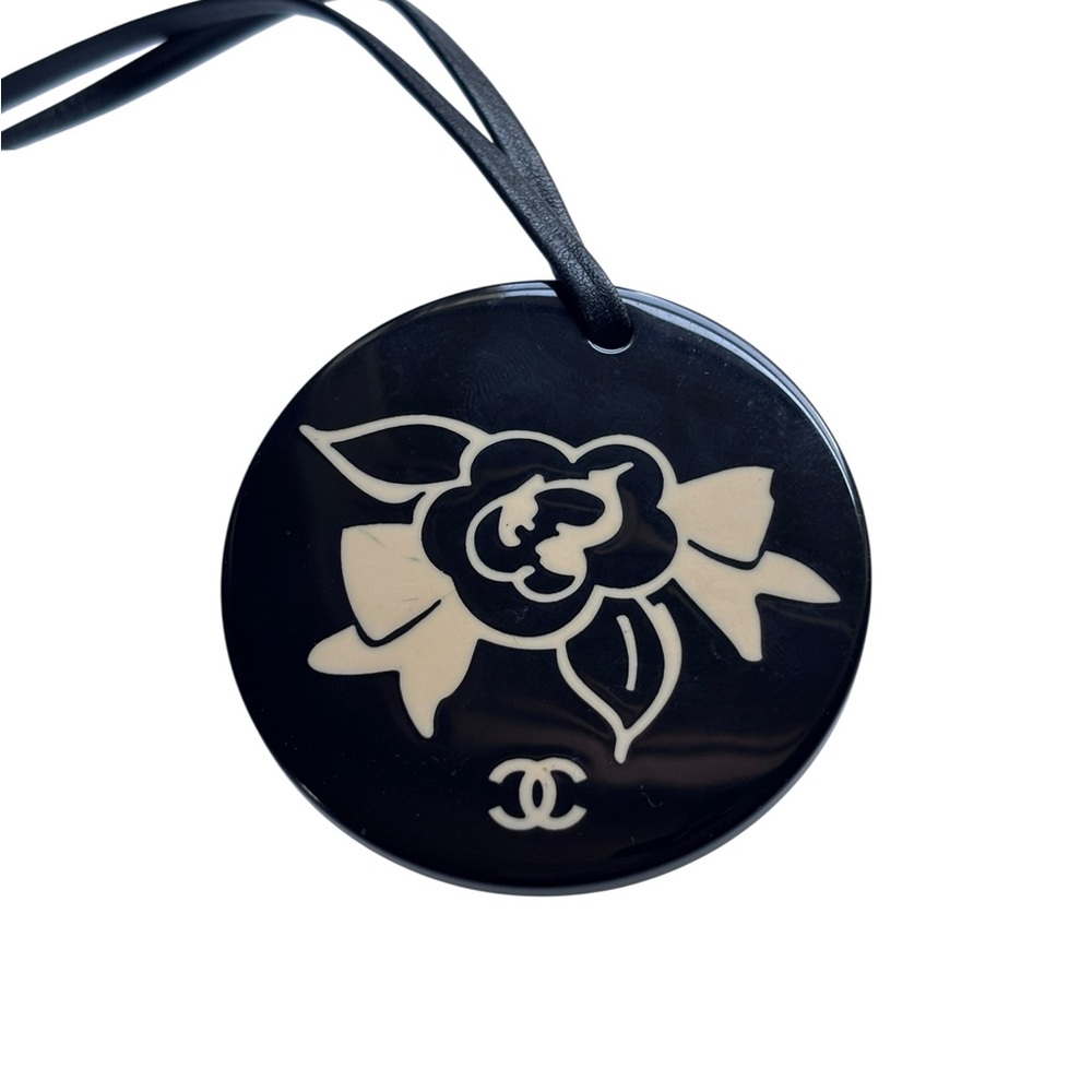 CHANEL Black and Cream Bag Charm
